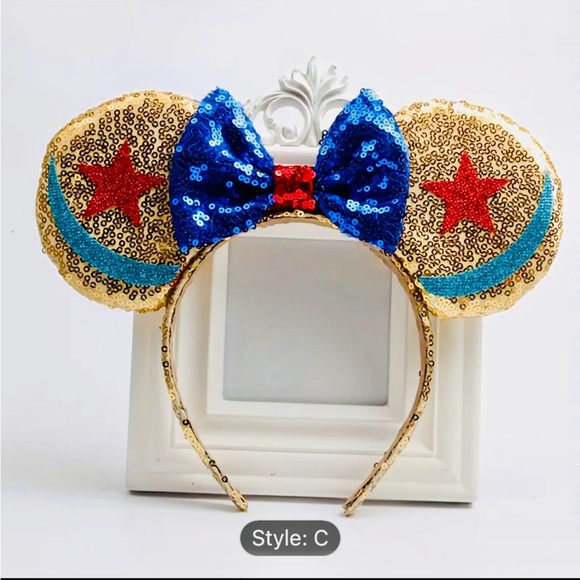 NEW Cutest Captain America inspired Mouse ears headband - Picture 1 of 3